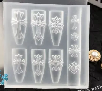 3D Gothic Rivet Nail Art Mold - Image 3