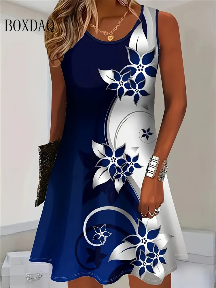 Bohemian Floral Summer Dress - Image 6