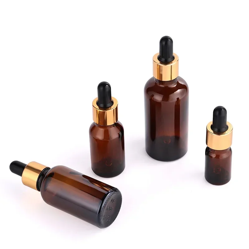 28-Piece Amber Dropper Bottles - Image 4