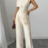 Elegant Asymmetric Two-Piece Set - Thumbnail Image 2