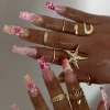 24-Piece Leopard Press-On Nails - Thumbnail Image 1