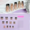10Pcs Long French Fake Nails - Thumbnail Image 5