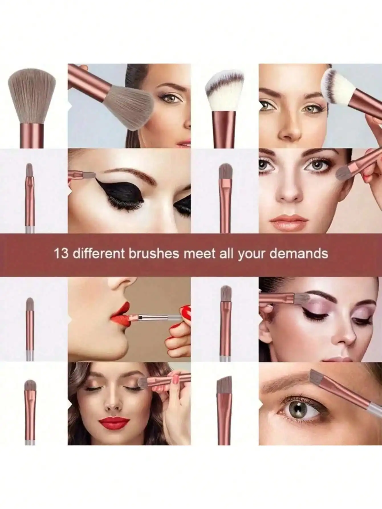 Soft Fluffy Makeup Brush Set - Image 1
