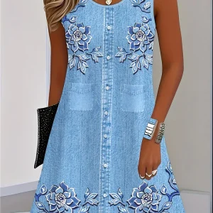 Bohemian Floral Summer Dress