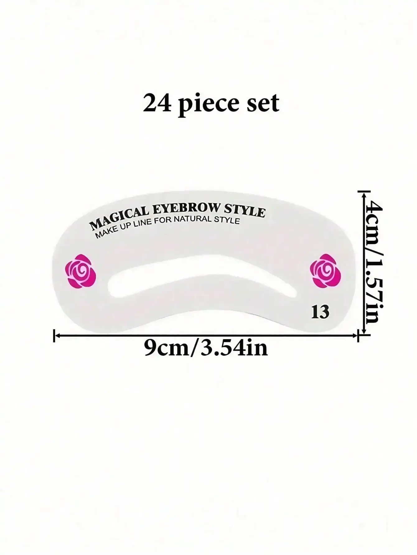 24-Style Eyebrow Shaping Stencils - Image 5