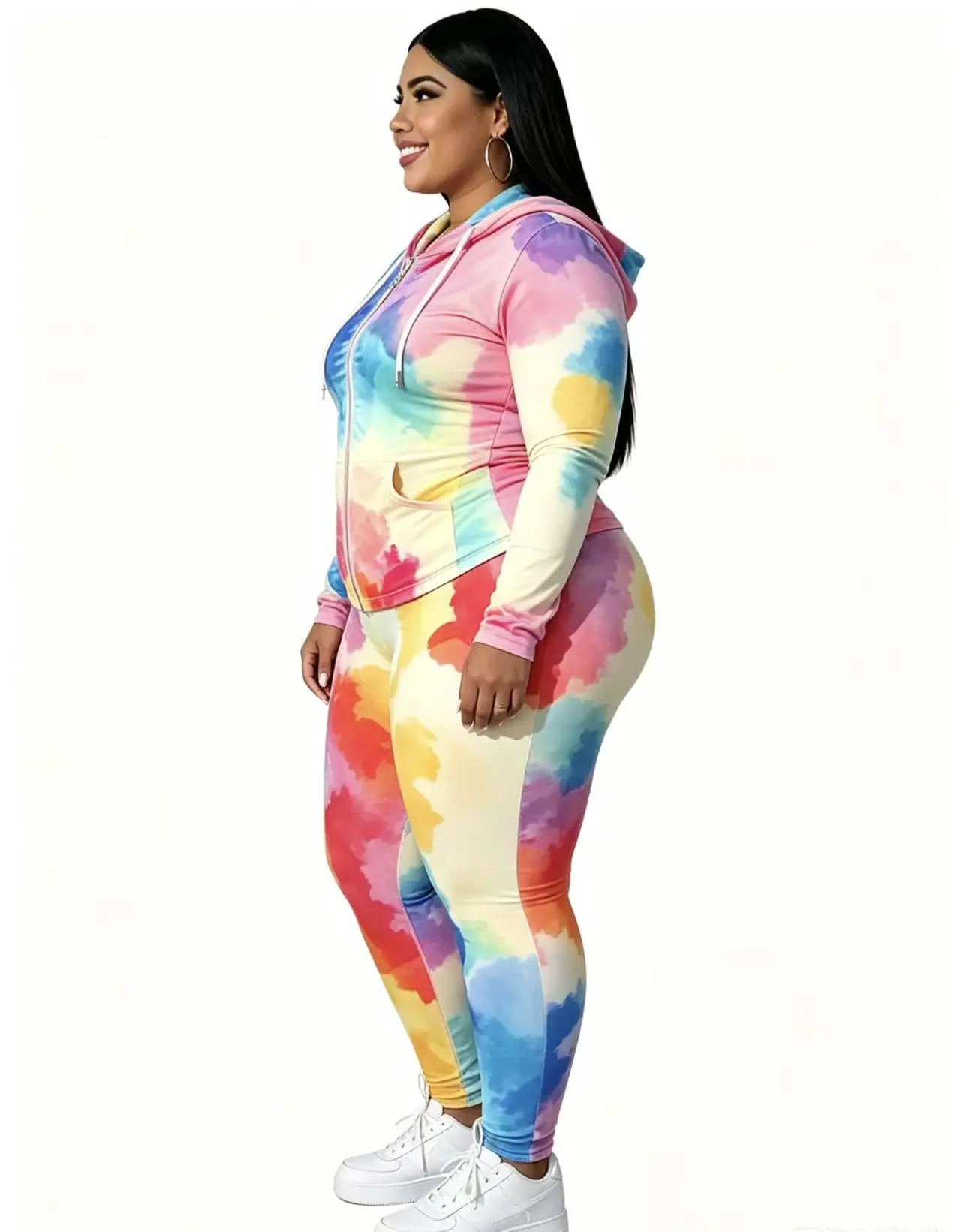 Rainbow Tie-Dye Active Set - Image 4