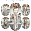 High-Waist Flare Leg Pants - Thumbnail Image 5