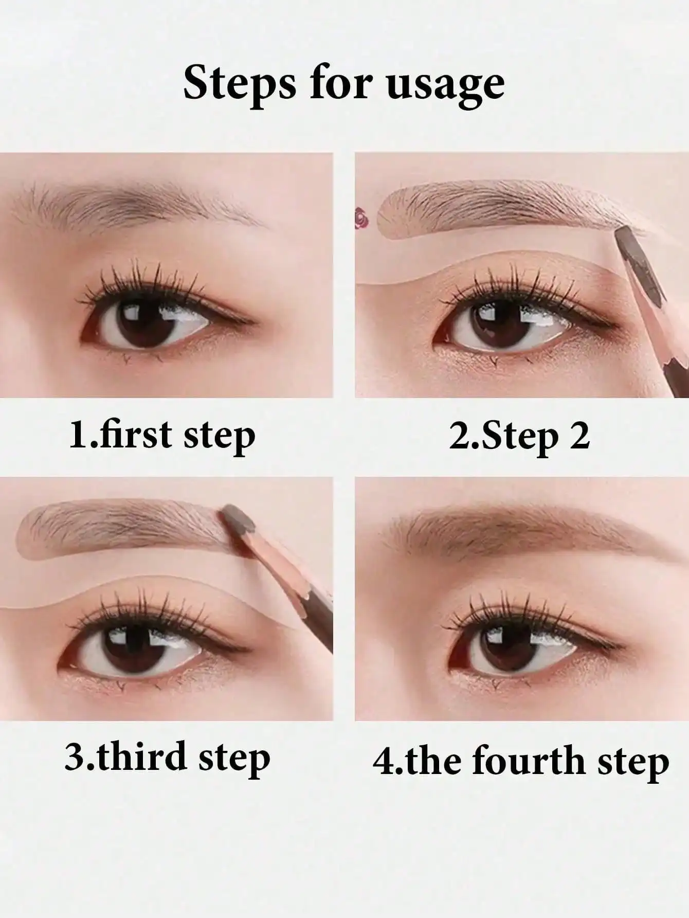 24-Style Eyebrow Shaping Stencils - Image 2