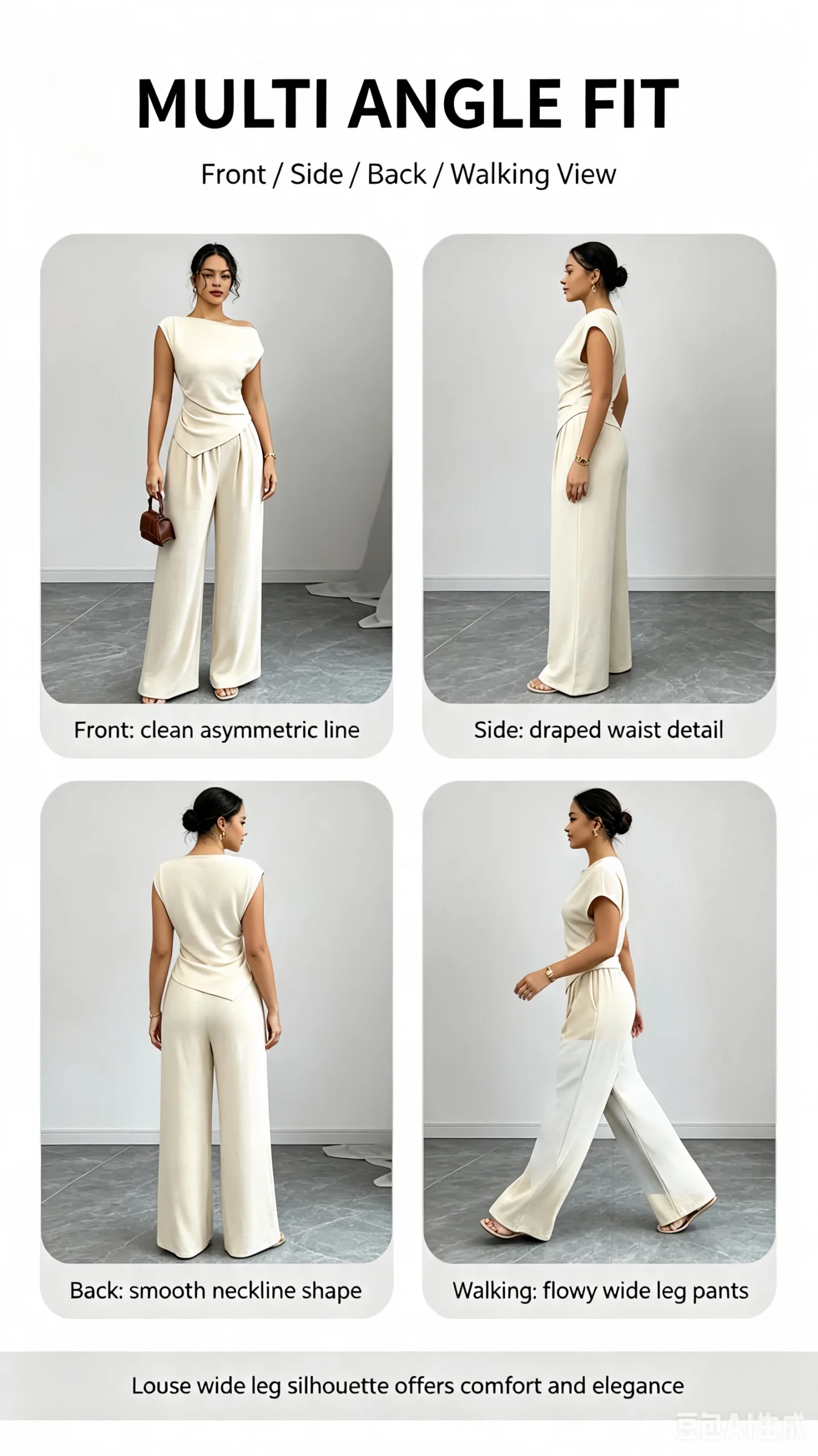 Elegant Asymmetric Two-Piece Set - Image 4