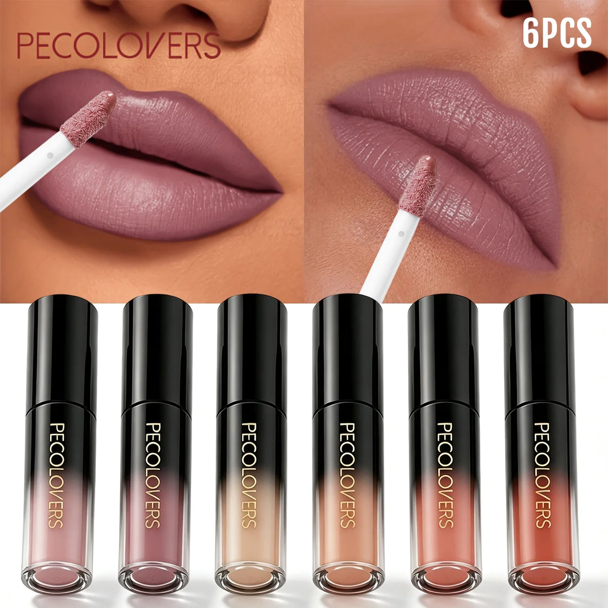 6-Piece Matte Lip Tint Set - Image 1
