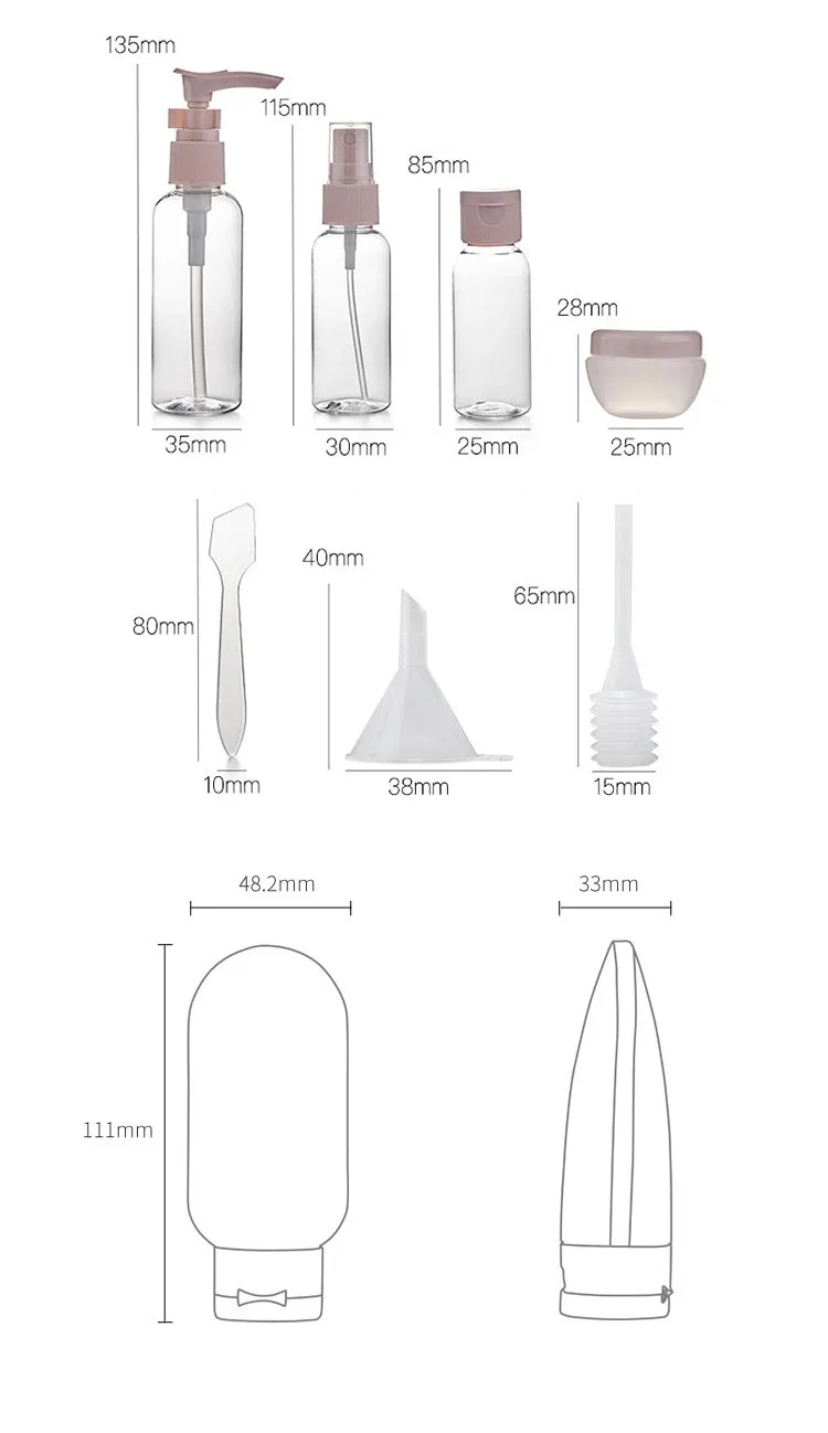 Portable Travel Toiletry Set - Image 5