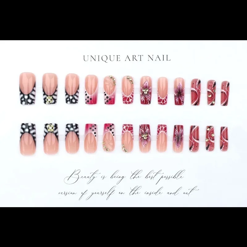 24-Piece Leopard Press-On Nails - Image 5