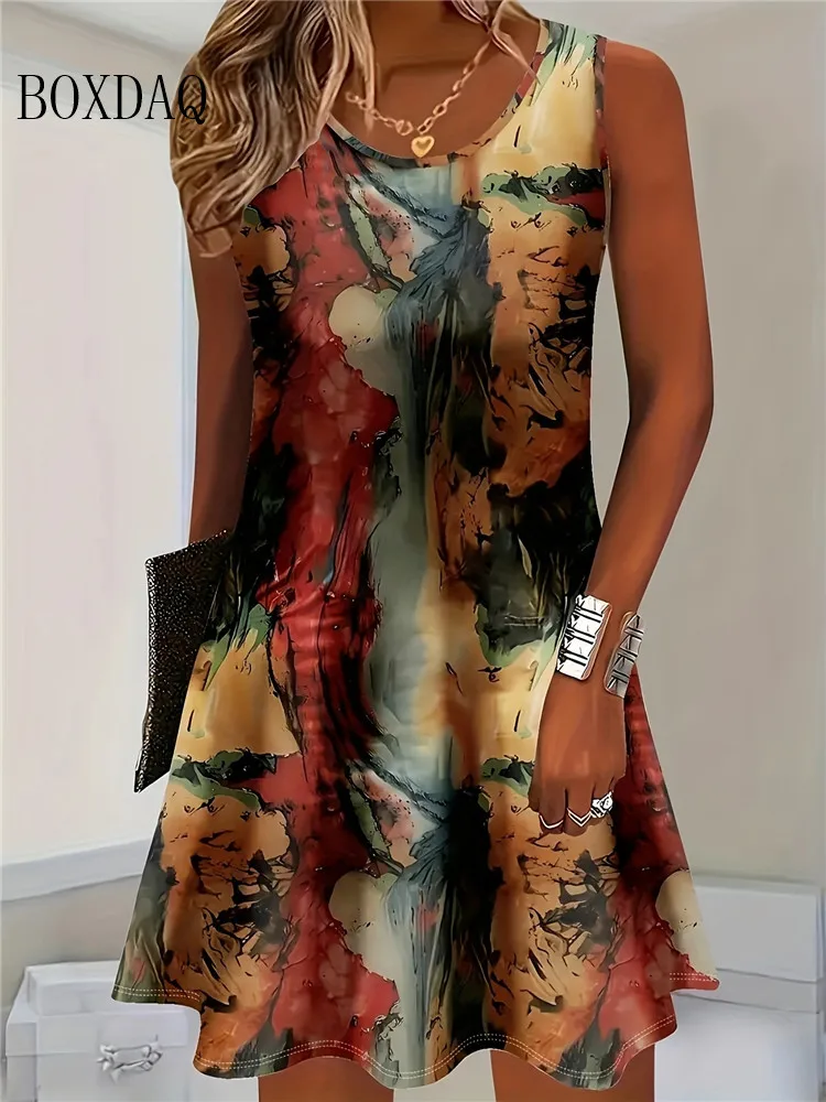 Bohemian Floral Summer Dress - Image 4