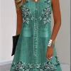 Bohemian Floral Summer Dress - Thumbnail Image 3