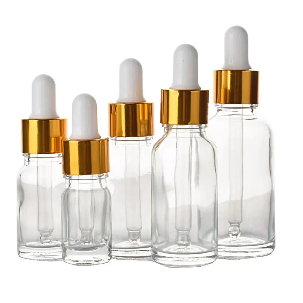 28-Piece Golden Dropper Bottles - Image 1