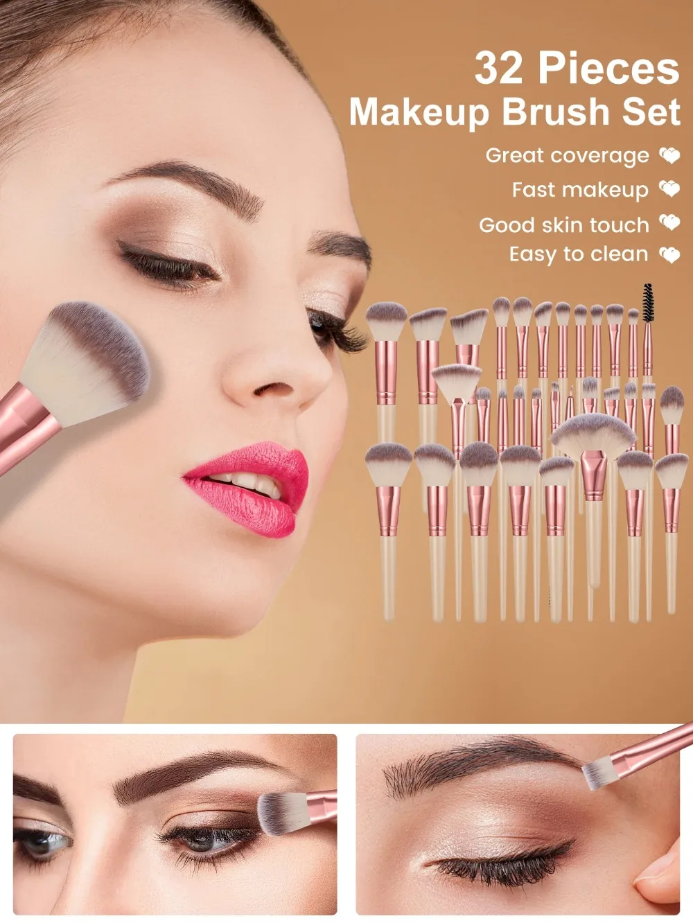 53-Piece Complete Makeup Set - Image 2