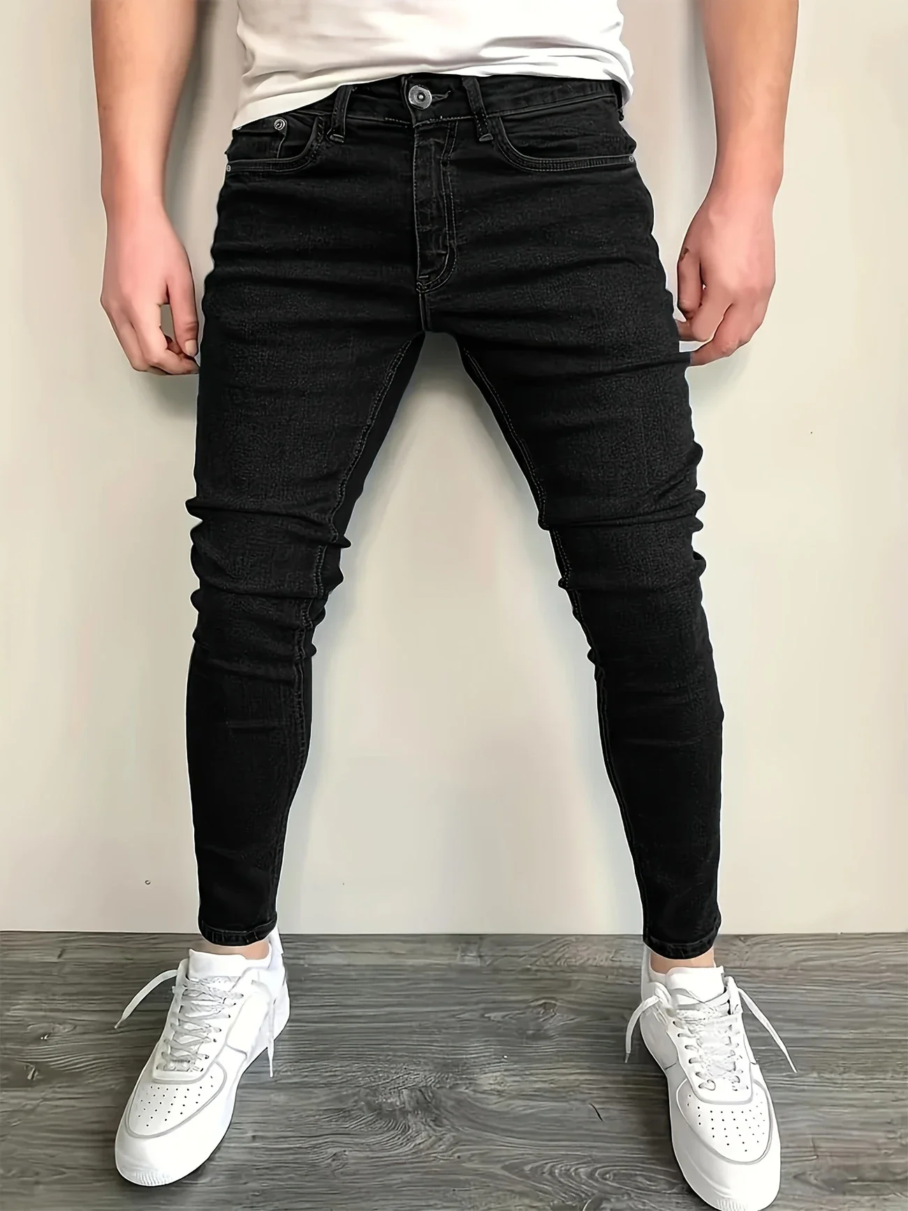 Classic Straight-Leg Jeans - Image 1